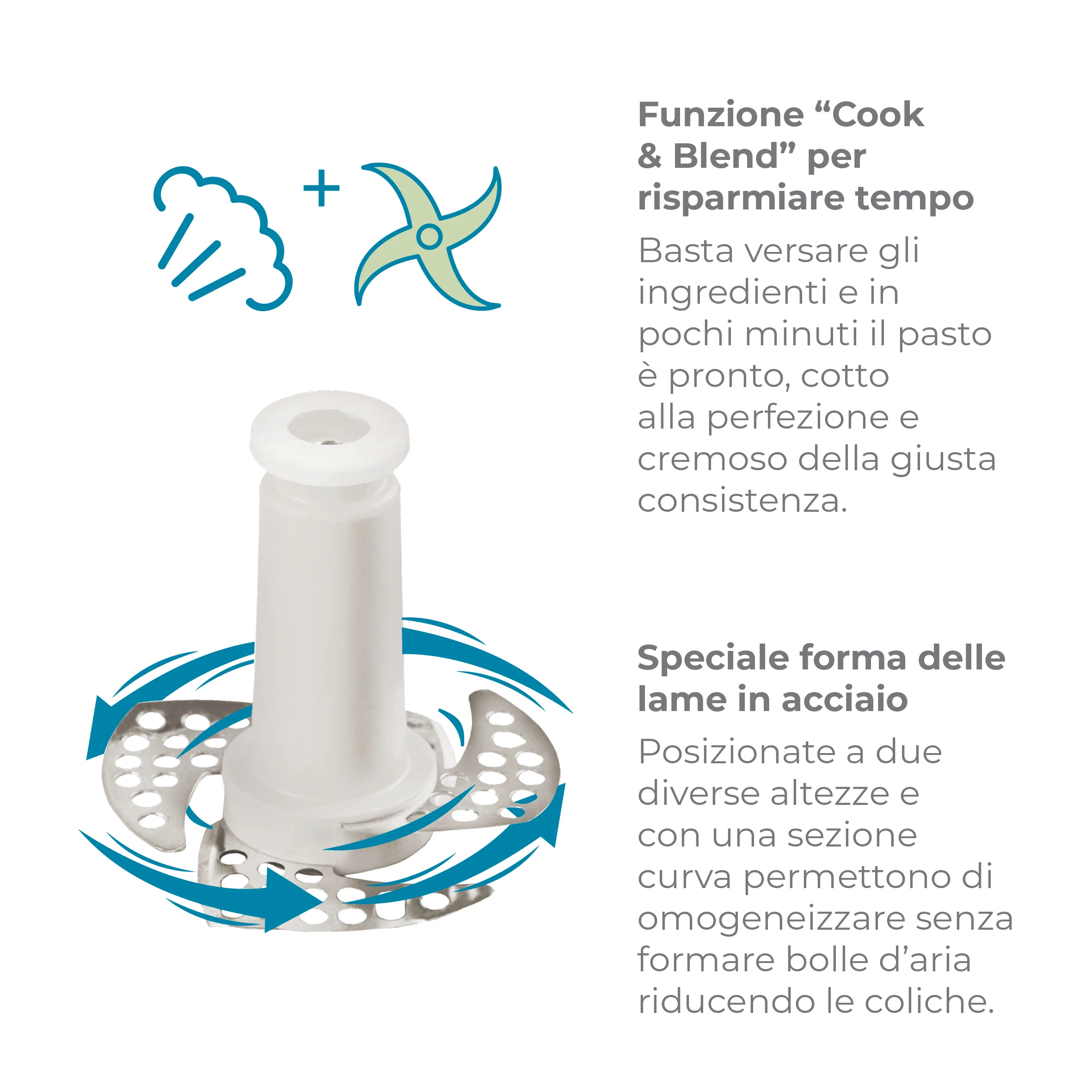 Nuvita Cuocipappa e scaldabiberon Pappasana Vapor Combo 2 - Image 6