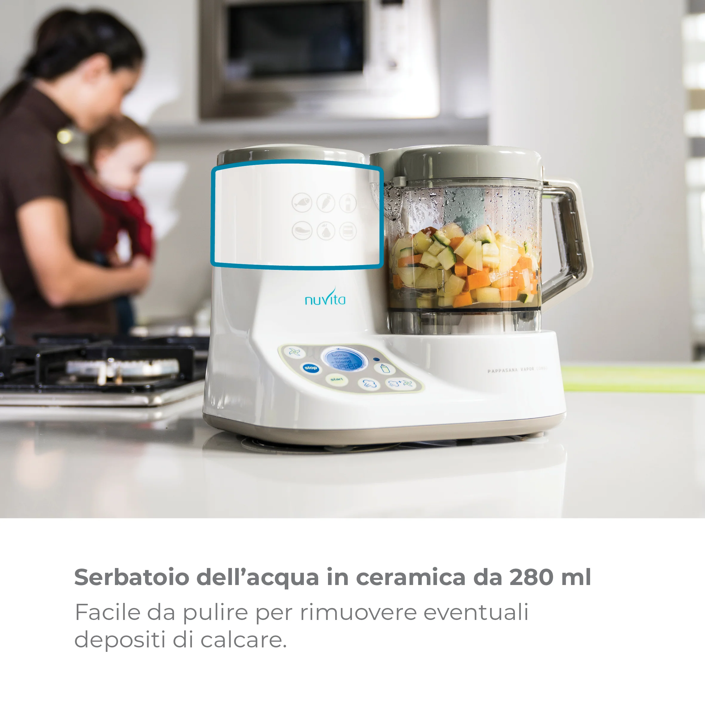 Nuvita Cuocipappa e scaldabiberon Pappasana Vapor Combo 2 - Image 7