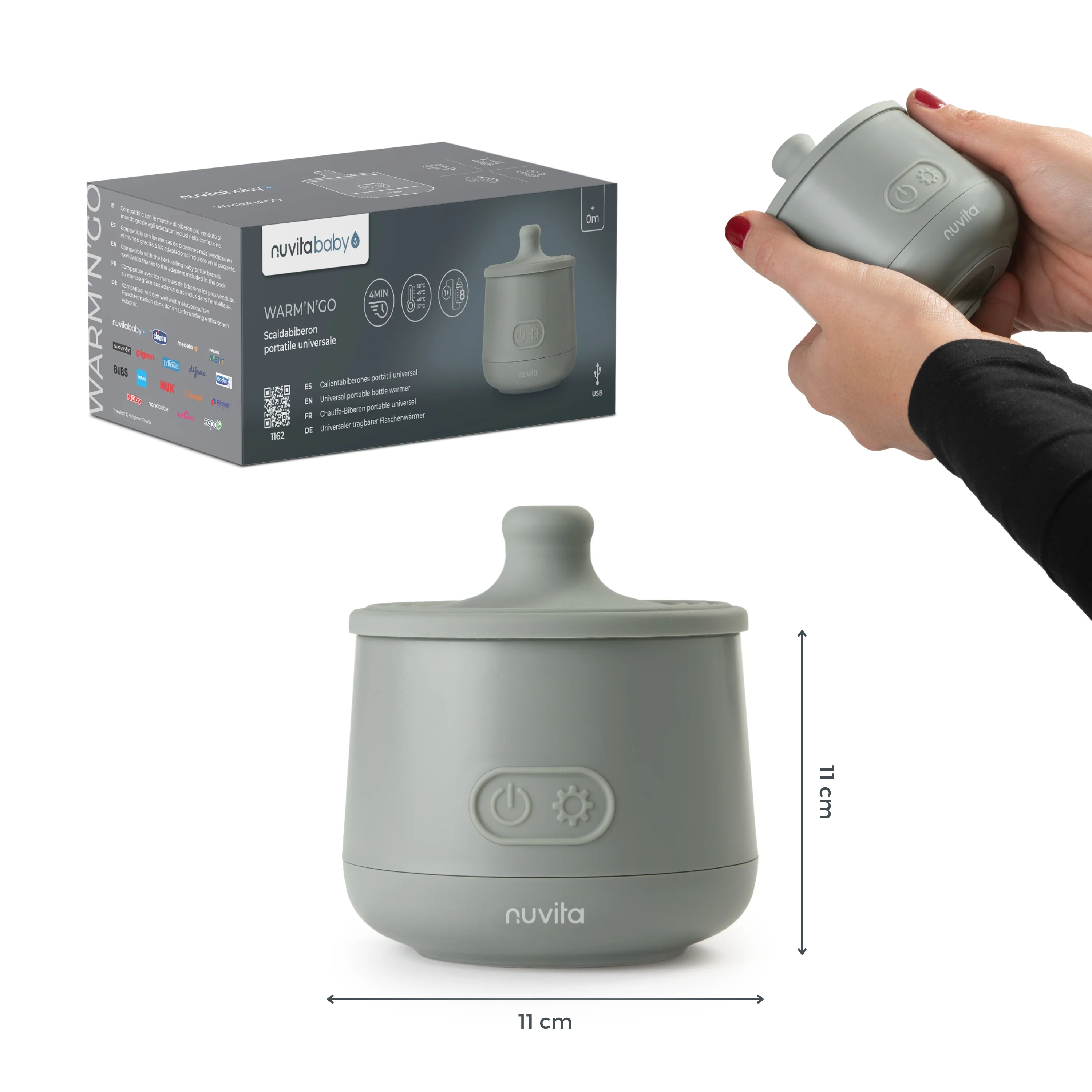 Nuvita Scaldabiberon Portatile Universale Warm'n'Go - Image 3