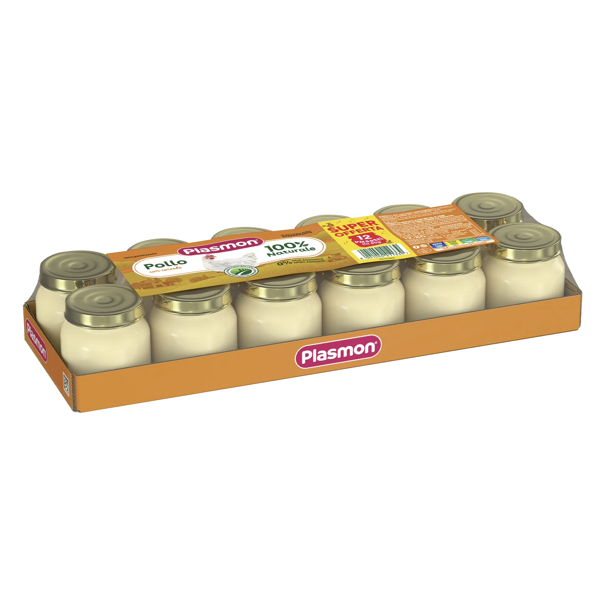 Plasmon Omogeneizzato di Pollo 960 g (12x80 g)